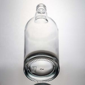 高品質なカスタムメイドのテキーラ用ガラス瓶、750mlのプレミアムウイスキー用ボトル - Product Image 2