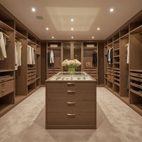 2026 Armoires sur mesure avec dressing intégré, armoire en bois pour chambre et armoire combinée