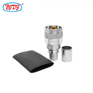 제조사 UHF PL259 남성 플러그 LMR-400 대 한 납땜 없는 크림프 LMR400 RG8 RG213 RG214 케이블 EZ RF 동축 커넥터 재고 - Product Image 5