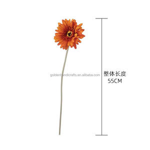 All'ingrosso <span class=keywords><strong>rosa</strong></span> <span class=keywords><strong>rosa</strong></span> <span class=keywords><strong>margherita</strong></span> fiori 55cm gambo singolo Gerbera <span class=keywords><strong>margherita</strong></span> per la casa di nozze decorazioni floreali - Product Image 3