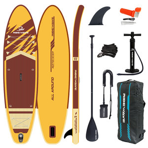 Planche <span class=keywords><strong>de</strong></span> SUP <span class=keywords><strong>gonflable</strong></span> polyvalente RIDEWAVE <span class=keywords><strong>de</strong></span> haute qualité, extra stable, avec technologie PVC durable - Product Image 2
