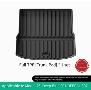 <span class=keywords><strong>Tapis</strong></span> <span class=keywords><strong>de</strong></span> sol pour voiture Changan Deep Blue S07/S7 2023-2026, entièrement écologiques, <span class=keywords><strong>tapis</strong></span> <span class=keywords><strong>de</strong></span> sol et <span class=keywords><strong>tapis</strong></span> <span class=keywords><strong>de</strong></span> coffre en TPE à couverture intégrale - Product Image 3