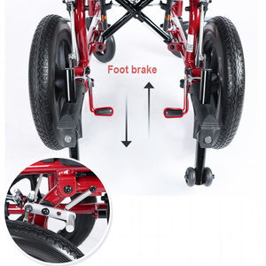 كرسي متحرك محمول للأطفال ذوي الإعاقة، مناسب للأطفال المصابين بالشلل الدماغي والتوحد، قابل للطي - Product Image 4