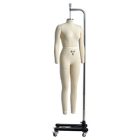 Mannequin gonflable réglable pour femme, corps entier, avec tête en mousse PU, haut de gamme, blanc, pour tailleur et magasin de vêtements