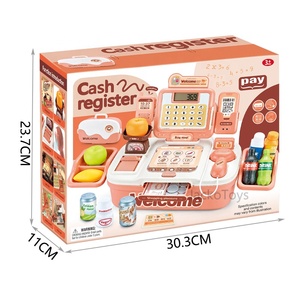 ชุดเครื่องคิดเงินเด็กเล่น 42 ชิ้น พร้อ<span class=keywords><strong>ม</strong></span>เครื่องคิดเลข เสียงสแกน แสงไฟ และของเล่นอาหารเสมือนจริง สำหรับเก<span class=keywords><strong>ม</strong></span>ซูเปอร์มาร์เก็ตเพื่อการศึกษา - Product Image 5