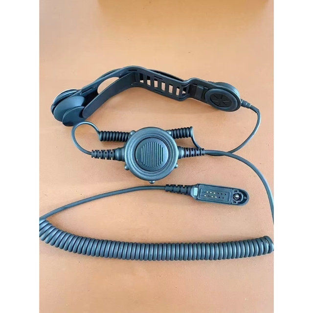 Skull Interphone Microphone Fire Helmet Earphone Fire Safety Helmet Telephone Headsets for  GP328/380/340 PTX760 HT750