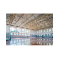Estructura de acero galvanizado en caliente, marco espacial de acero ligero, estadio de construcción, gimnasio, cancha de baloncesto