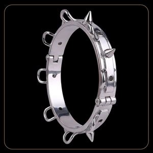 Collar BDSM, Juego Sexual para Adultos, Collar Fetiche, Collares Metálicos Ajustables con Cadena Metálica, Juguetes Sexuales para Parejas - Product Image 5