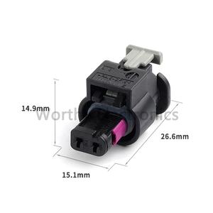 Электронный компонент 4F0973702 1-1823608-5 2 отверстия водонепроницаемый разъем авторазъема 4F0 973 702 жгут проводов завод - Product Image 2