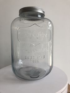 1 Gallone Glassp ender auf Metallst änder mit leck freiem Zapfen Getränkesp ender Metall zapfen hahn - Product Image 5