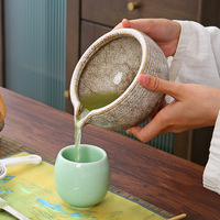 Bol à matcha Dehua en céramique cuite au four, ensemble fouet à matcha de style japonais, ustensiles à matcha, brosse, style Baibenli, thé de la dynastie Song