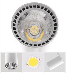 Projecteur LED COB moderne 12W-40W sur <span class=keywords><strong>rail</strong></span> magnétique, corps en aluminium, lampe de focalisation linéaire, luminaires de <span class=keywords><strong>spot</strong></span> pour magasins et points de vente - Product Image 4