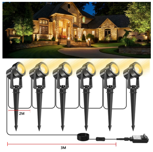 Interrupteur de jauge US 1 en 6 lumière chaude 3000k