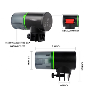 Verkochte Beste <span class=keywords><strong>Online</strong></span> Winkel <span class=keywords><strong>Aquarium</strong></span> Oplaadbare Vis Feeder Smart Small Size Automatische Viskweekapparatuur Visvoeder Te Koop - Product Image 5