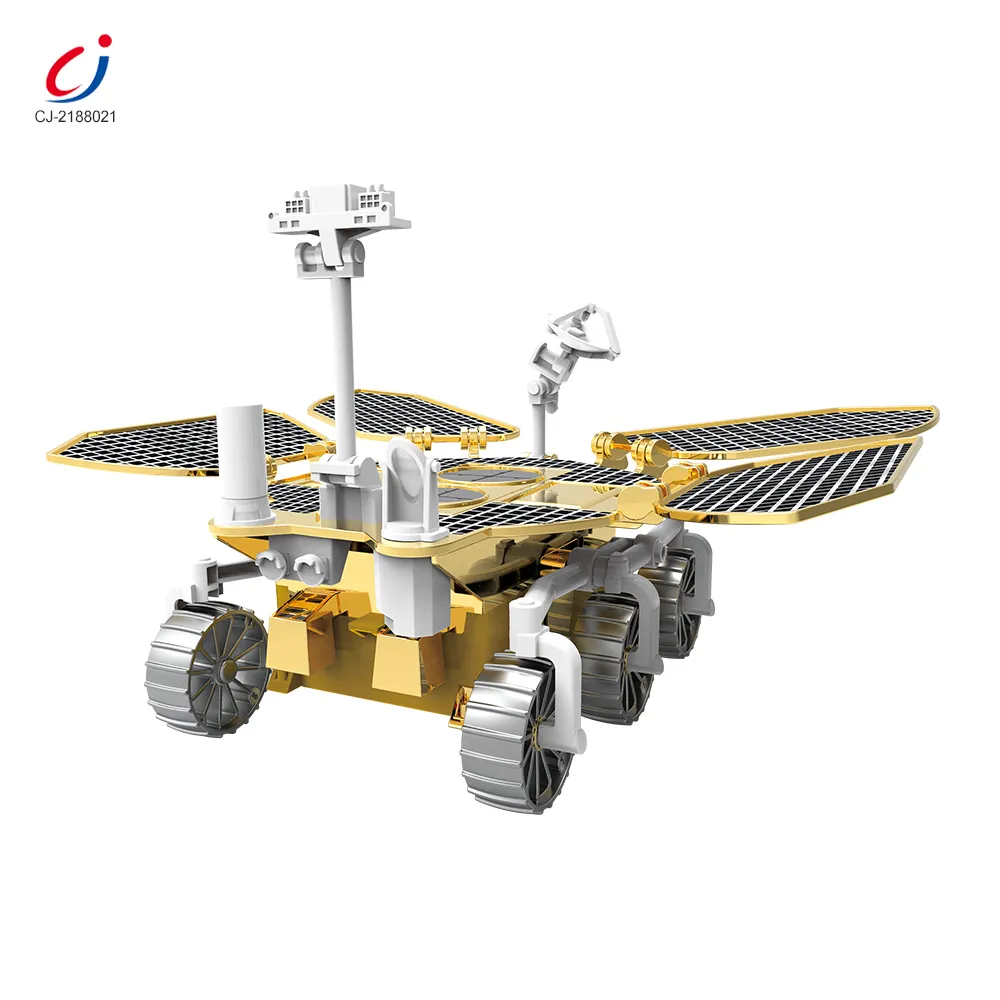 Science building kit diy self-assembling solar power space mars rover car stem toys education solar car toy