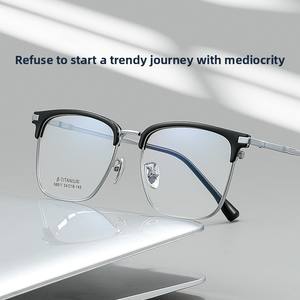 <span class=keywords><strong>Gafas</strong></span> de Miopía Científicas Elegantes y Modernas con Montura Profesional para Negocios, para Hombre y Mujer, con Forma de Diamante, Ligeras, sin Montura, Cuadradas - Product Image 2