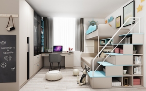 Libreria in stile moderno personalizzabile con Design a porte nascoste in legno per l'home Office e soggiorno che ripongono libri - Product Image 5