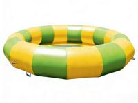 Plateforme flottante gonflable en PVC de qualité commerciale DST, capacité 100-500 kg, pour yacht, couleurs et logo personnalisés, garantie 3 ans