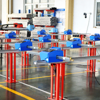 Machine de découpe CNC à double usage pour la découpe par soudage, prend en charge le dessin CAO et l'importation de formats TXT, équipée d'une pompe à moteur pas à pas