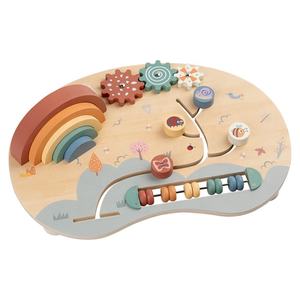 Jouets en bois Montessori Konig Kids, planche d'activités, entraînement de la coordination œil-main, jouets éducatifs pour enfants - Product Image 1