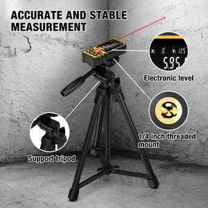 डिग्लिसर लेजर दूरी माप 360फीट कोण सेंसर 1/16 में सटीकता मी/इन/फीट इकाई क्षेत्र, पाइथोगोरियन मोड, माप दूरी उपकरण - Product Image 3