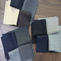 Tissu de costume à carreaux en laine et polyester 100 %, toucher doux, fin et luxueux, pour costumes de haute couture, tenues de club et uniformes de personnel