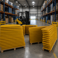 Grille en PRV (Plastique Renforcé de Fibres) Vert Jaune Bleu à Prix d'Usine pour Marches d'Escalier et Allées