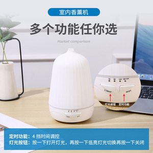 Csupo Ultrasonic Aromatherapy Diffuser 0.5L White USB Rechargeable <b>Humidifier</b> With Warm Lamp For Home Use - Product Image 4