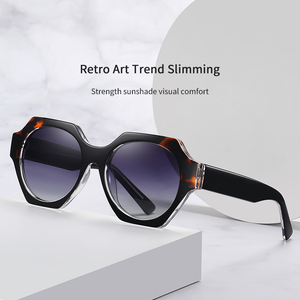 Nuovi Arrivi 2024: Occhiali da <span class=keywords><strong>Sole</strong></span> Polarizzati in Acetato Poligonale TR90, Montature alla Moda con Logo Personalizzato per Donne - Product Image 3