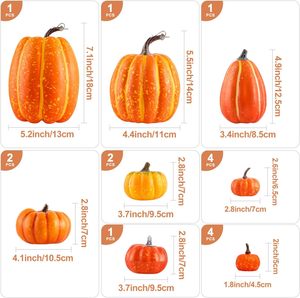 <strong>Large</strong> and Small Outdoor Artificial Foam <strong>Pumpkins</strong> for Halloween Thanksgiving Christmas Easter Graduation Decorations - Product Image 3