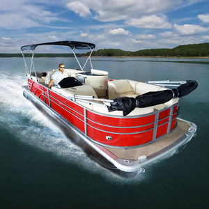 Venta al por Mayor de Embarcaciones Pontón Deportivas de Alta Gama para 10 Pasajeros, Modelo EPT-12, de Aluminio Soldado, 115HP, de la Mejor Calidad - Product Image 4