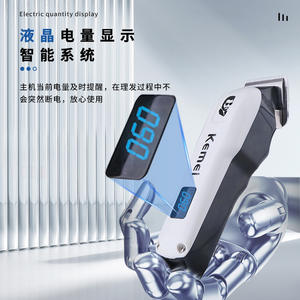 เครื่องตัดผมไฟฟ้าเคเมอิ KM232 จอแสดงผลดิจิตอลระดับมืออาชีพสำหรับร้านเสริมสวย USB ชาร์จแบตเตอรี่ Li-Ion ได้ 7000-9000 รอบต่อนาที - Product Image 5