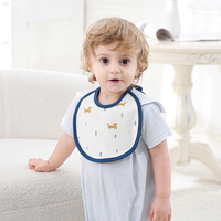 Bavoir pour bébé jetable personnalisé en coton imperméable, approvisionnement OEM, pour nourrir et manger des serviettes, sac de riz pour enfants