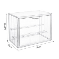 Moderne Vitrine Transparent Assem ble Storage Stack able Showcase Figuren Sammlung Acryl würfel für Toy Dolls Display