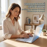 Film de protection universel en silicone pour clavier d'ordinateur portable et de bureau, 13-14 15-16 pouces, anti-poussière