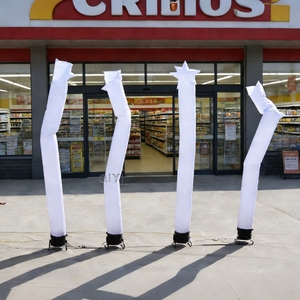 Homme Gonflable Géant Blanc pour Publicité Extérieure Commerciale, Danseur d'Air Gonflable Personnalisé pour Promotion d'Événements - Product Image 3