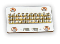Module de polymérisation UV LED 395nm à haute densité de puissance optique avec lentille en quartz, moteur d'éclairage LED UVA compact pour la polymérisation d'adhésifs OEM