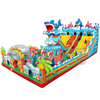 Château de saut gonflable de taille personnalisée d'amusement commercial en plein air Offre Spéciale trampoline de maison de videur d'enfants
