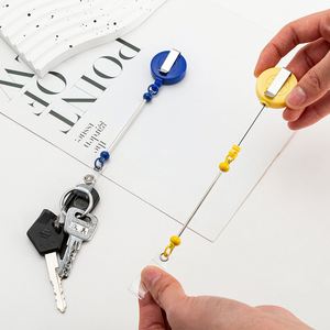Portacredenciales Retráctil Personalizado con Cordón de Cuentas y Llavero - Soporte para Tarjetas de Identificación DIY para Enfermeras y Profesionales - Product Image 2