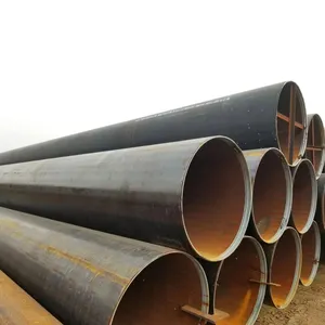 LSAW API WELDED BLACK PIPE X52 X65 PSL1/PSL2 CARBON Steel 5L Fluid Pipe ASTM Round DIN Non-alloy ST35-ST52 10#-45# 16mn