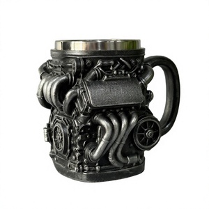 Taza de Resina 3D con Diseño de Motor de Fórmula 1 Vintage, Recuerdo de Auto con Revestimiento de Acero Inoxidable, Regalo para Entusiastas de F1 - Product Image 3