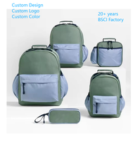 Ensemble de sacs à dos personnalisés pour la maternelle – Adorables sacs d'école légers pour tout-petits, garçons et filles, pour l'école quotidienne