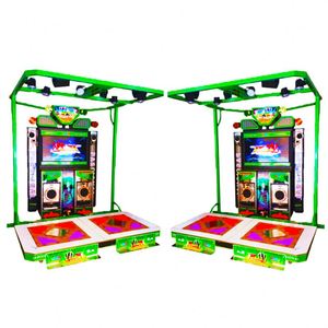 Arcade City : Grand équipement d'arcade intérieur, machine de danse double (mains et pieds), jeu vidéo de danse à monnayeur - Product Image 4