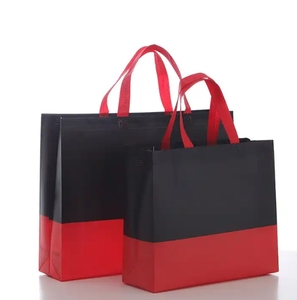 Bolsa de compras ecológica reutilizable con logotipo personalizado en color liso impreso para uso diario y de regalo - Product Image 5