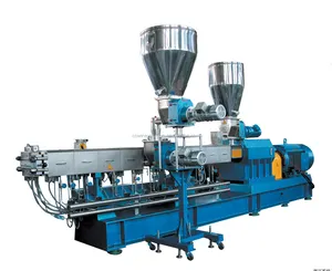 High quality hot melt granules twin screw extruder machine carbon black plastic pelletizing extrusion production line