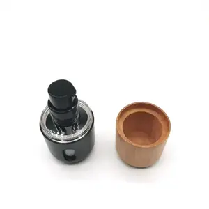 <span class=keywords><strong>Kylia</strong></span> 30ml Voyage Portable Vide Cosmétique Emballage Rechargeable Liquide Fond de Teint Bambou Bouteille Squeeze Pompe Bouteille - Product Image 2