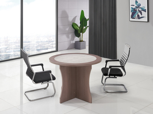 Modern Style <strong>MDF</strong> Round Meeting Table China Manufactured <strong>Office</strong> Conference <strong>Furniture</strong> for Hotel School Hospital Use - Product Image 3