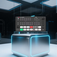 M4E Movmagic Conmutador de video de 5 canales con control PTZ Efectos de transición Mezclador de video con funciones LOGO PIP Soporte OED y ODM