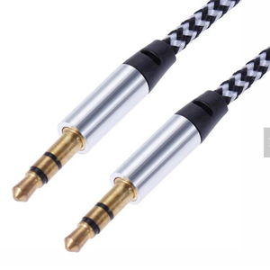 Câble de guitare 1/4 pouces Tweed Cloth Jacket Câble d'instrument à angle droit-10 pieds (jaune et <span class=keywords><strong>marron</strong></span>) Personnaliser la taille - Product Image 4