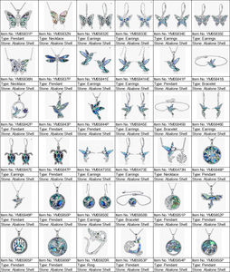 Okyanus Abalone takı 925 ayar gümüş Sting Ray Abalone kabuk kolye doğal Abalone Ray Ray Stingray kolye kolye - Product Image 6